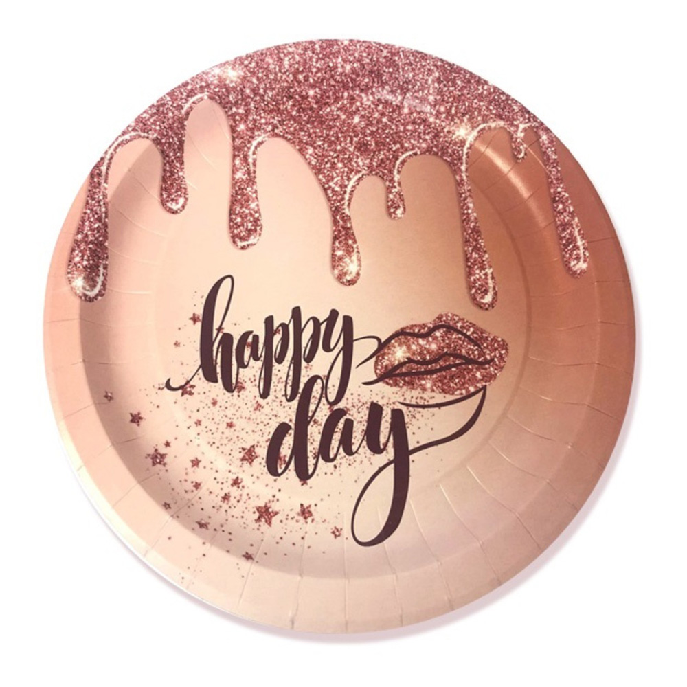 Изображение товара Набор Тарелок Happy Day Бумажные 23см 6шт
