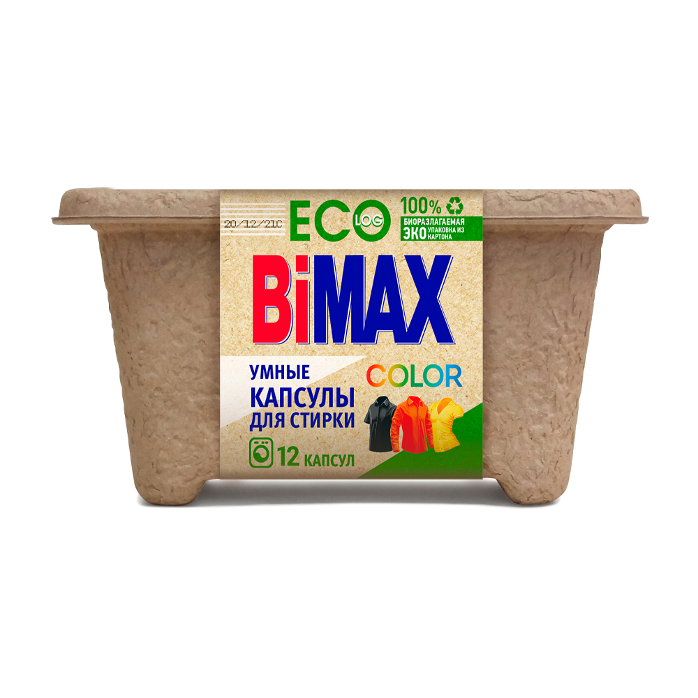 Изображение товара Капсулы для Стирки Bimax Color 12шт