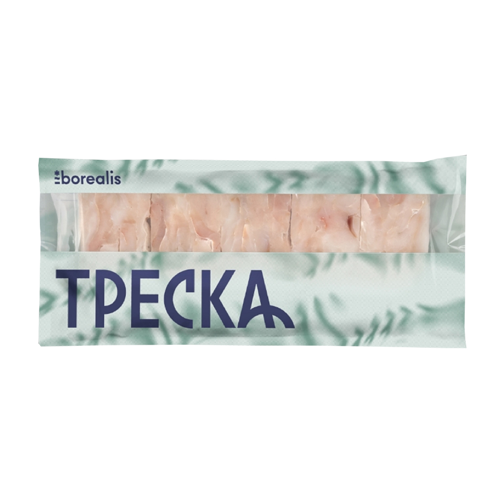 Изображение товара Филе Трески Borealis без Шкуры без Кости Свежемороженое 750г