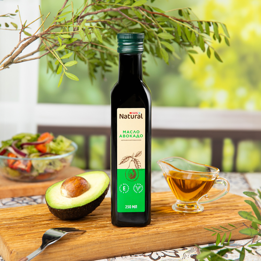Купить масло авокадо spar natural нерафинированное 250мл с доставкой на ...