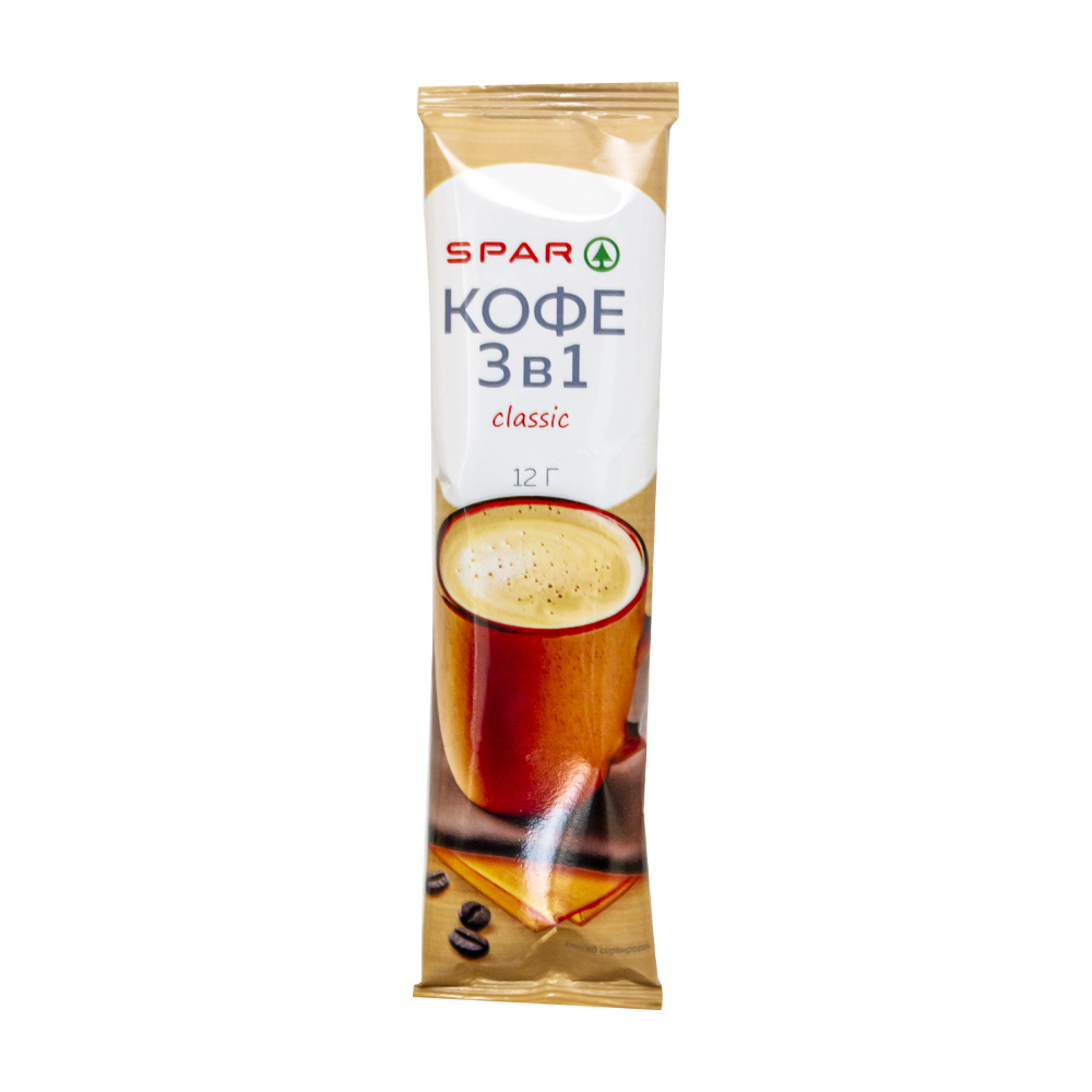 Купить кофе spar 3в1 classic 12г с доставкой на дом в магазине SPAR