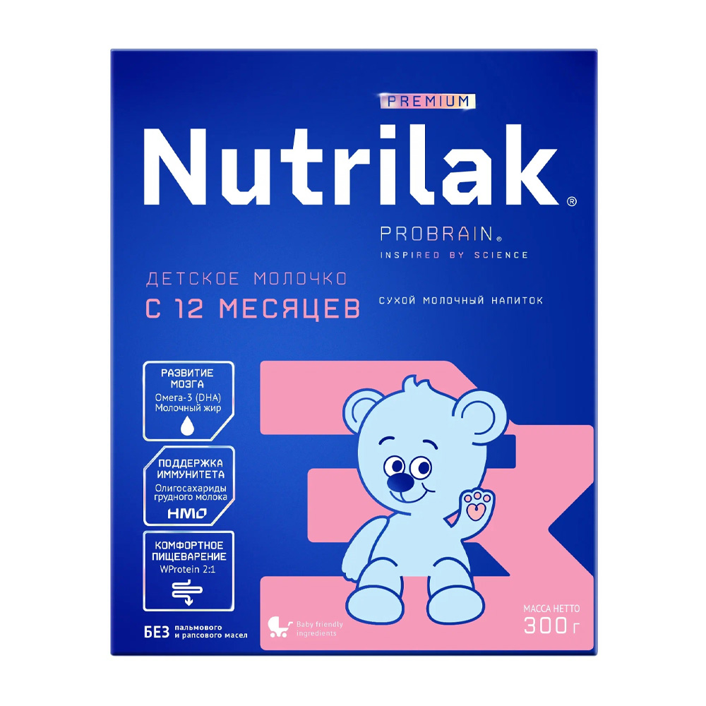 Изображение товара Напиток Молочный Nutrilak Premium Сухой с 12 Месяцев 300г