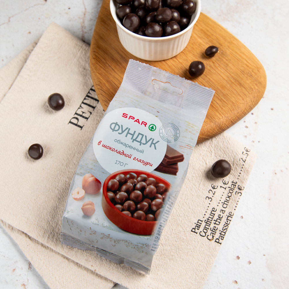 Изображение товара SPAR Фундук в шоколадной глазури 170 г