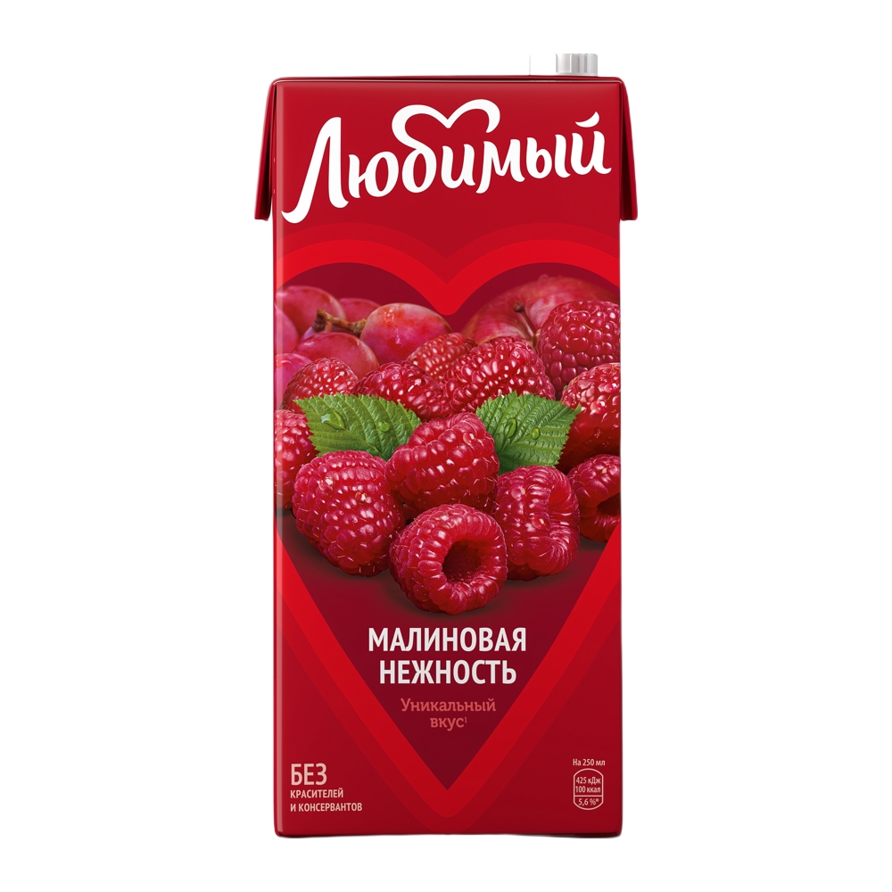 Изображение товара Напиток Любимый Вкус Любви Малиновая Нежность 0,95л