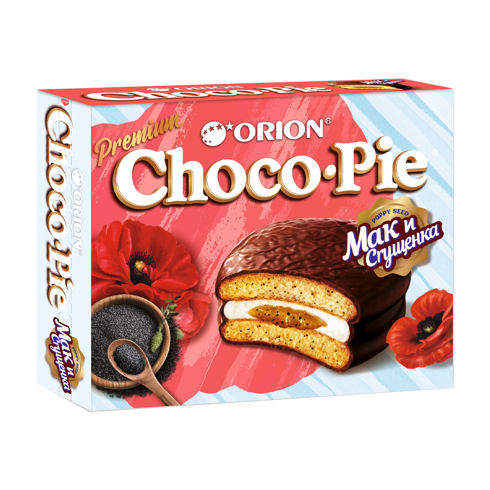 Купить печенье choco pie мак и сгущенка 360г с доставкой на дом в магазине  SPAR