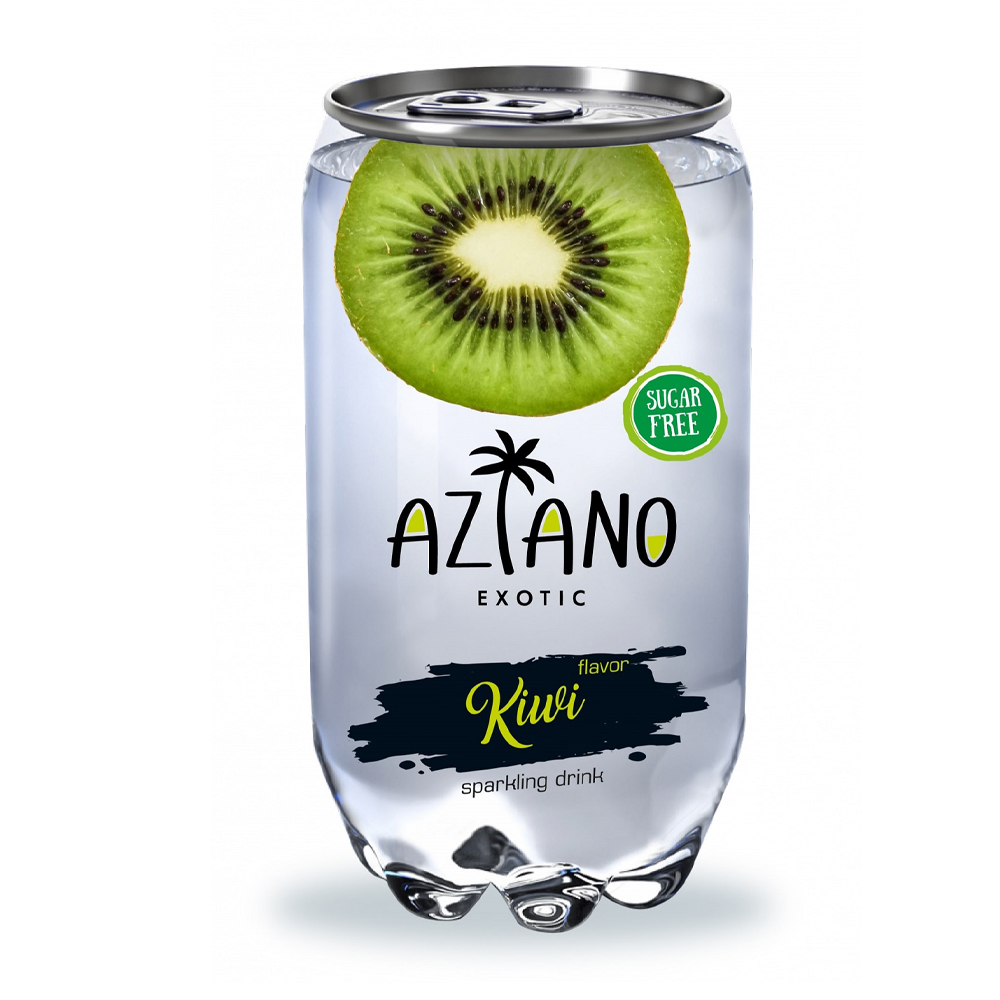 Изображение товара Напиток Aziano Киви Газированный 0,35л пэт