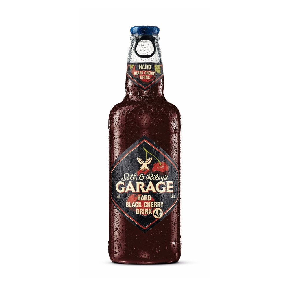 Купить пивной напиток garage hard black cherry 4,6% 0,4л стекло с доставкой  на дом в магазине SPAR