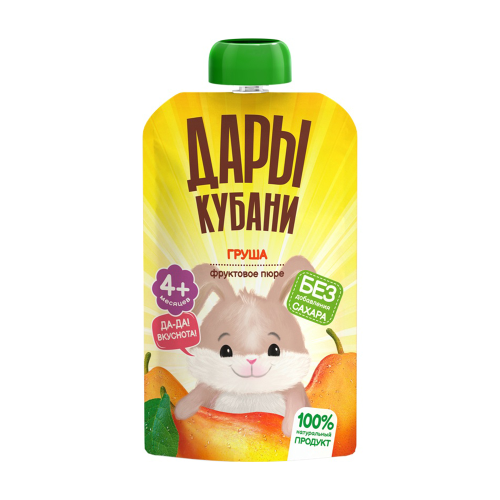 Изображение товара Пюре Дары Кубани Груша 90г