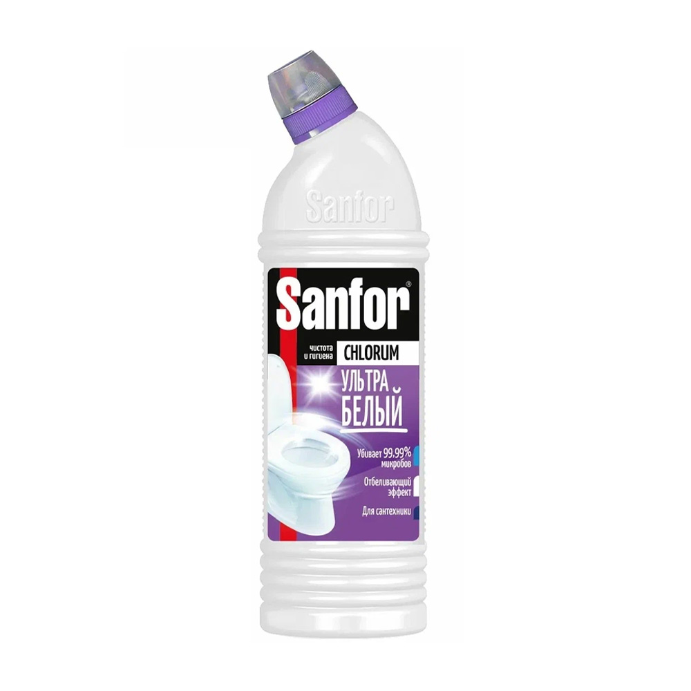 Купить средство чистящее sanfor chlorum ультра белый 750мл с доставкой ...