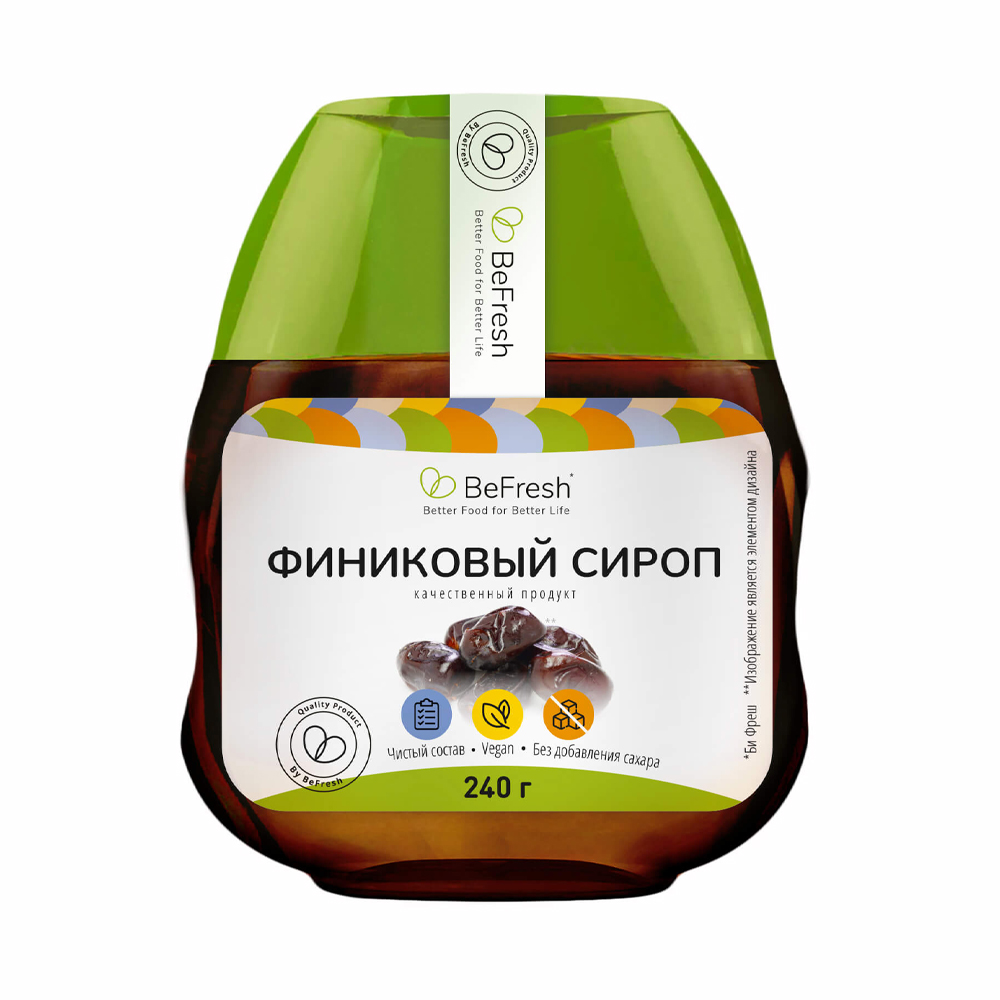 Изображение товара Сироп Befresh Финиковый 240г