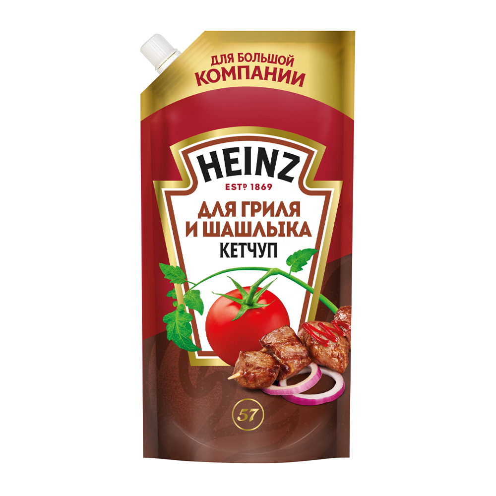 Купить кетчуп heinz для гриля и шашлыка 550г дой-пак с доставкой на дом ...