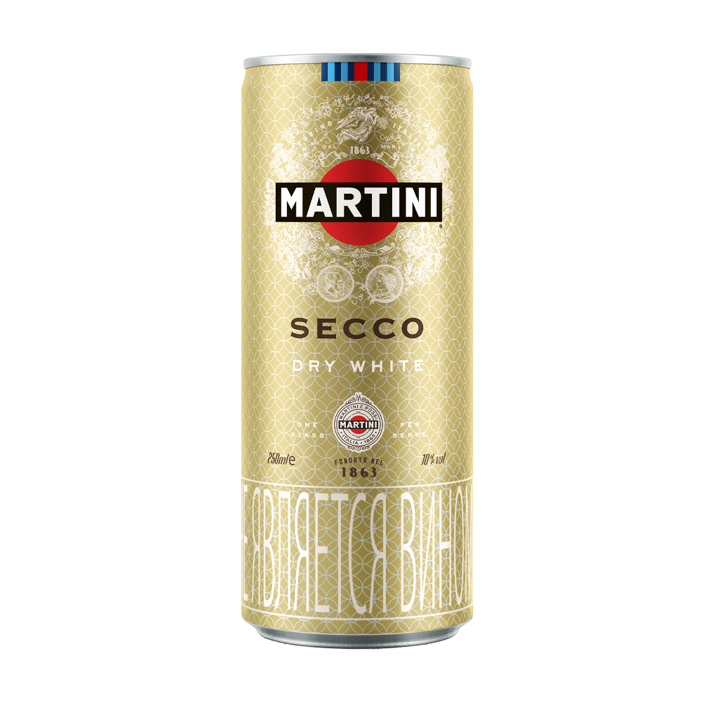 Изображение товара Martini Sette Scecco 10% 0,25 л — игристое шампанское