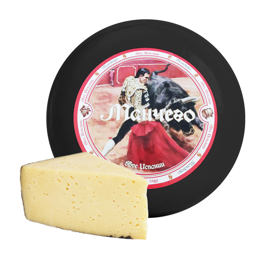 Изображение товара Манчего Премиум 50% — полутвёрдый сыр, 240 сут