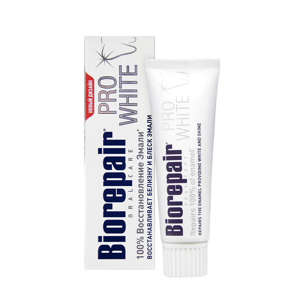 Купить зубная паста biorepair pro white восстановление эмали 75мл с ...