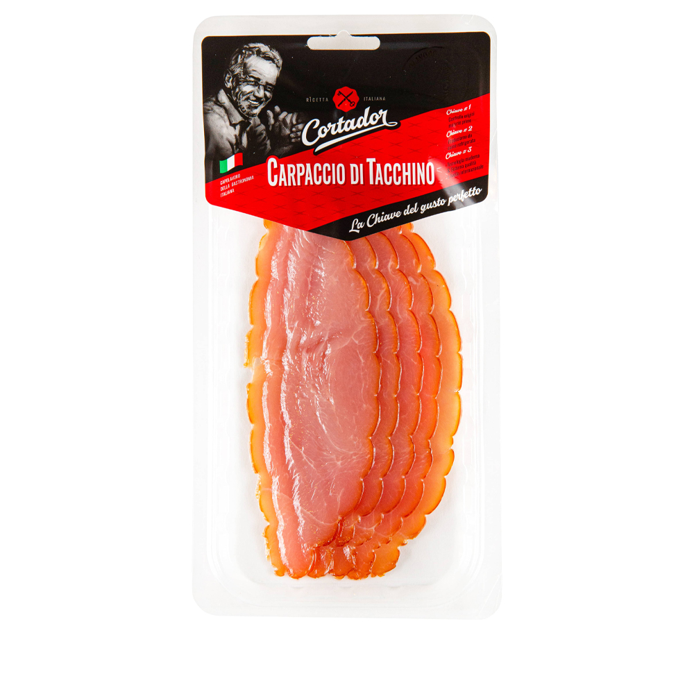 Изображение товара Карпаччо из Индейки Cortador Carpaccio Di Tacchino 80г