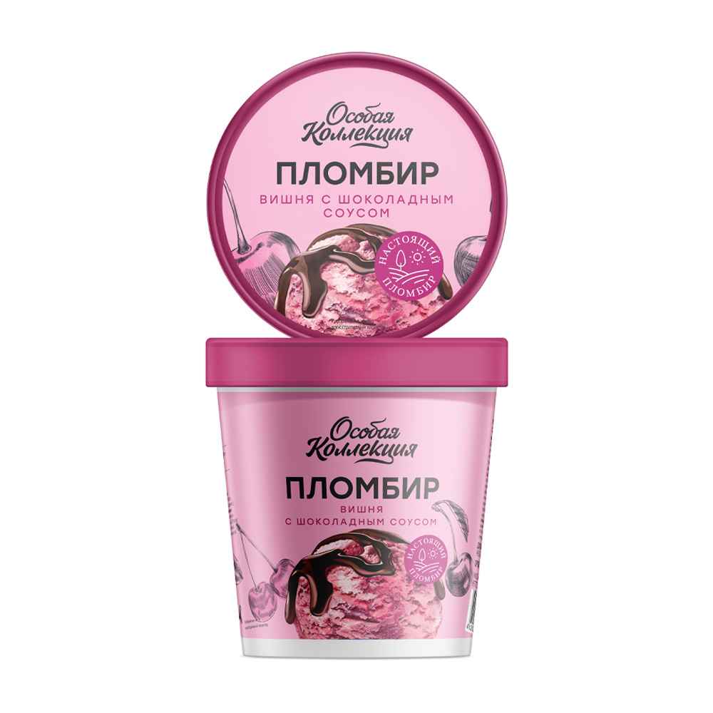 Изображение товара Мороженое Пломбир Особая Коллекция Вишня с Шоколадом 75г