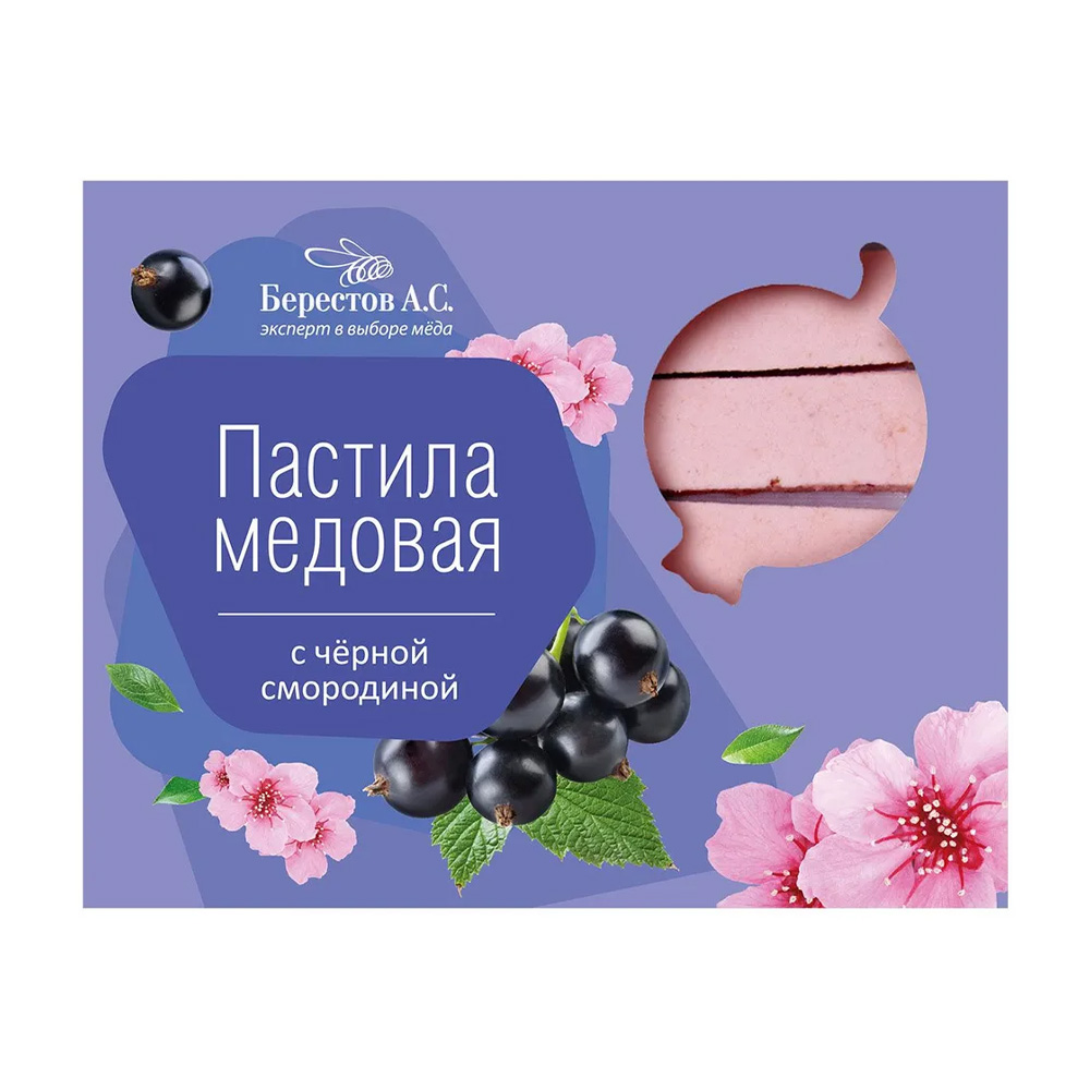 Изображение товара Пастила Медовая Galagancha с Черной Смородиной 190г