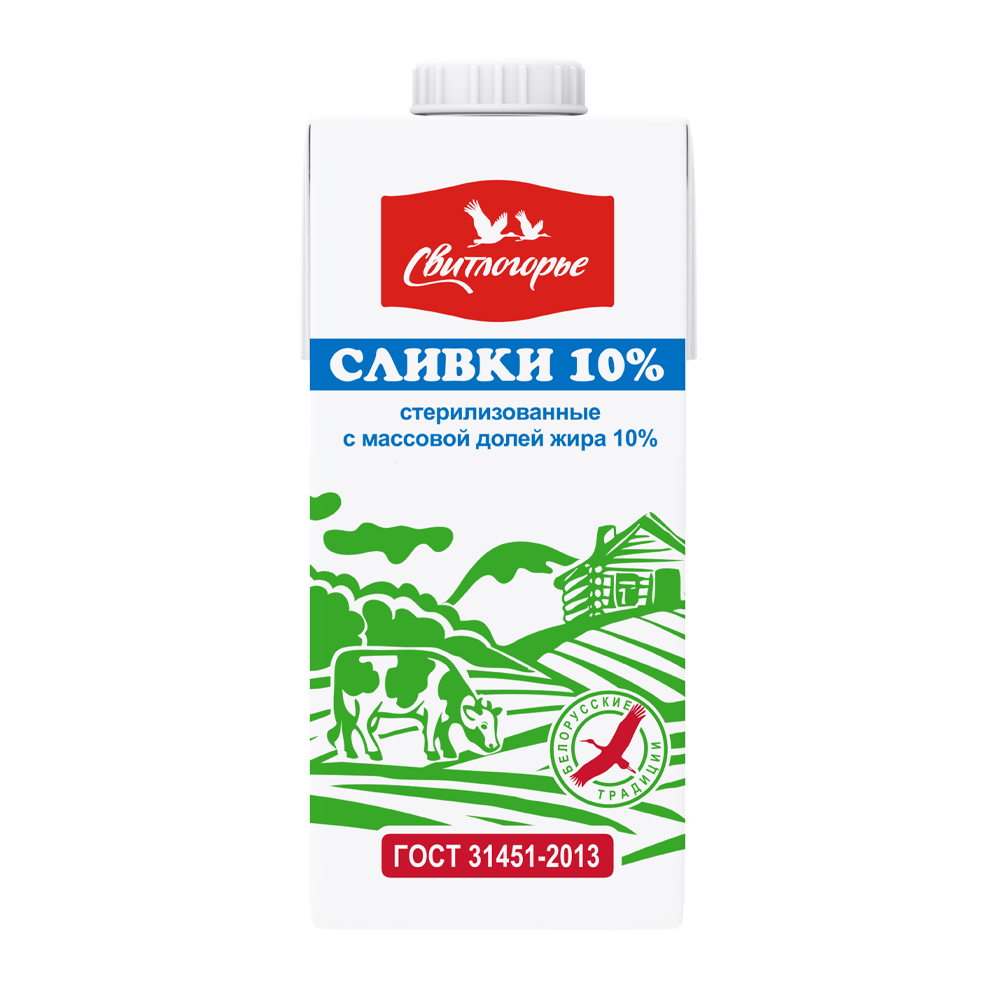 Купить сливки свитлогорье питьевые 10% 200г с доставкой на дом в ...