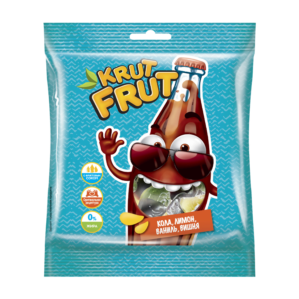 Купить мармелад жевательный krut frut веселые бутылочки 70г с доставкой ...