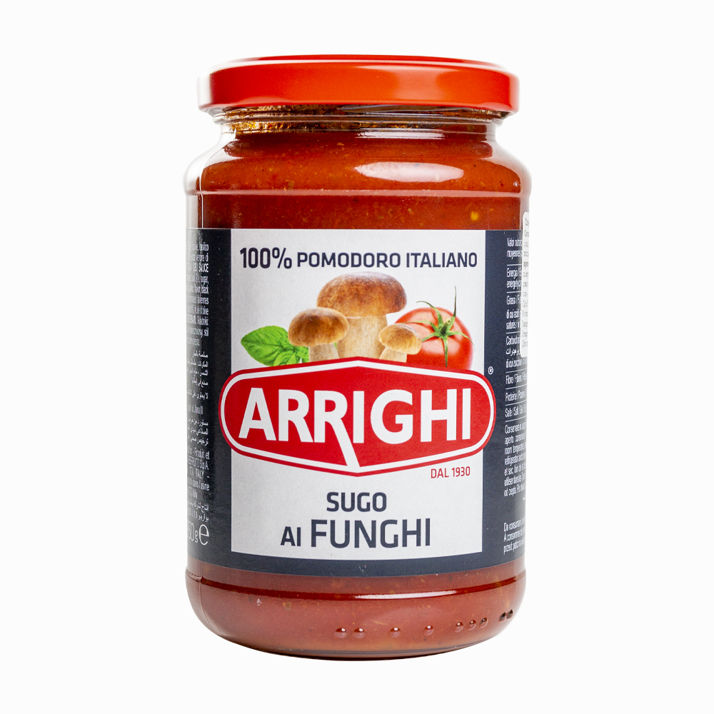 Изображение товара Arrighi Томатный соус с белыми грибами 350 г