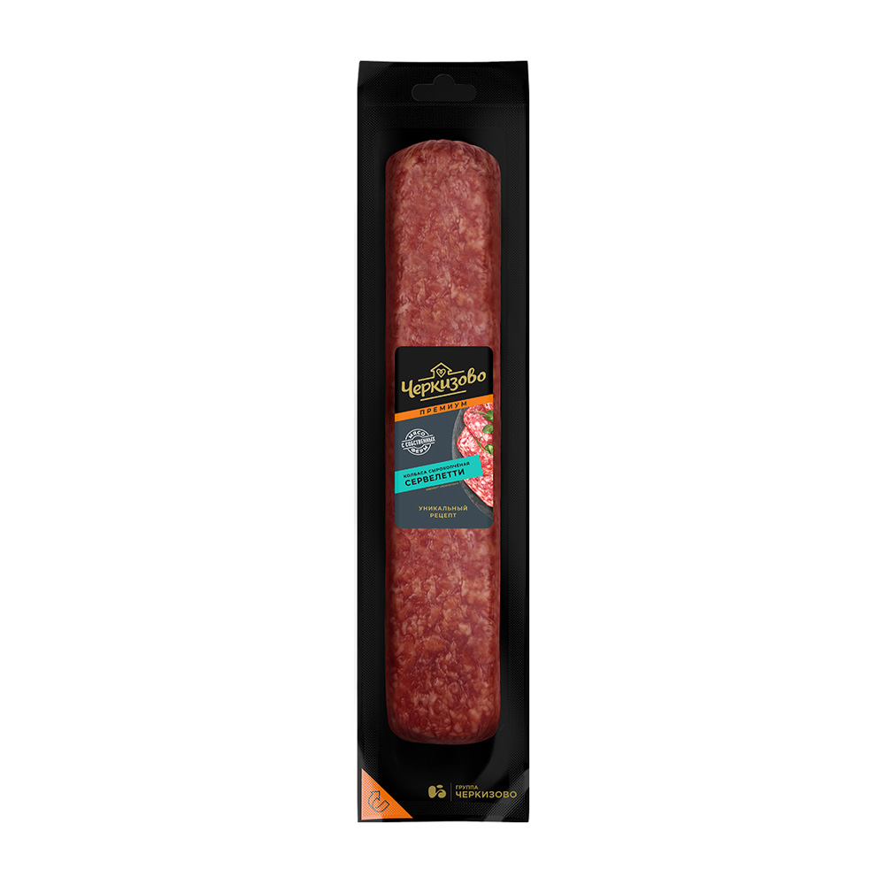Изображение товара Сырокопченая колбаса Черкизово Сервелетти - весовая, 12 °C 150 сут