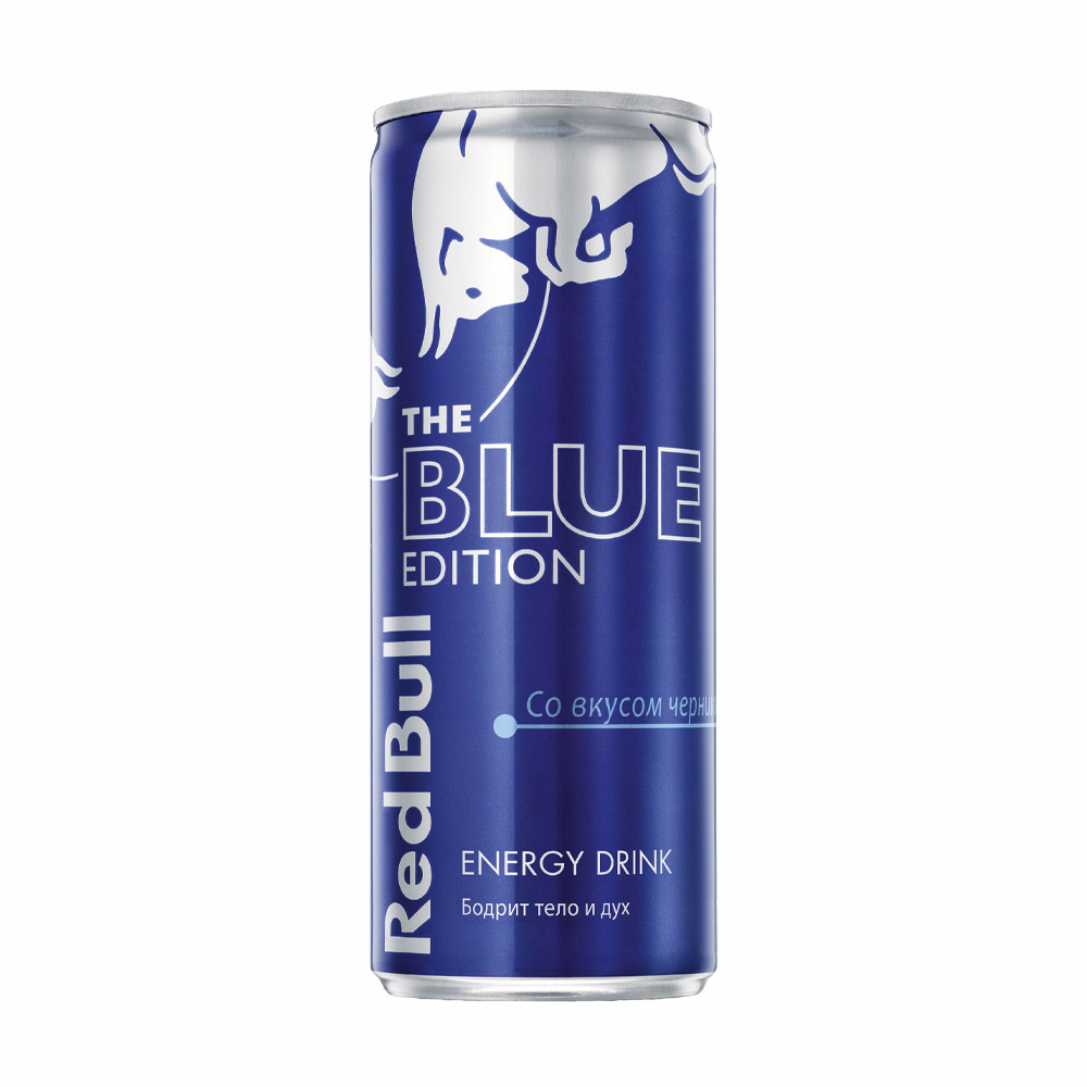 Купить энергетический напиток red bull blu 0,25л ж/б с доставкой на дом в  магазине SPAR