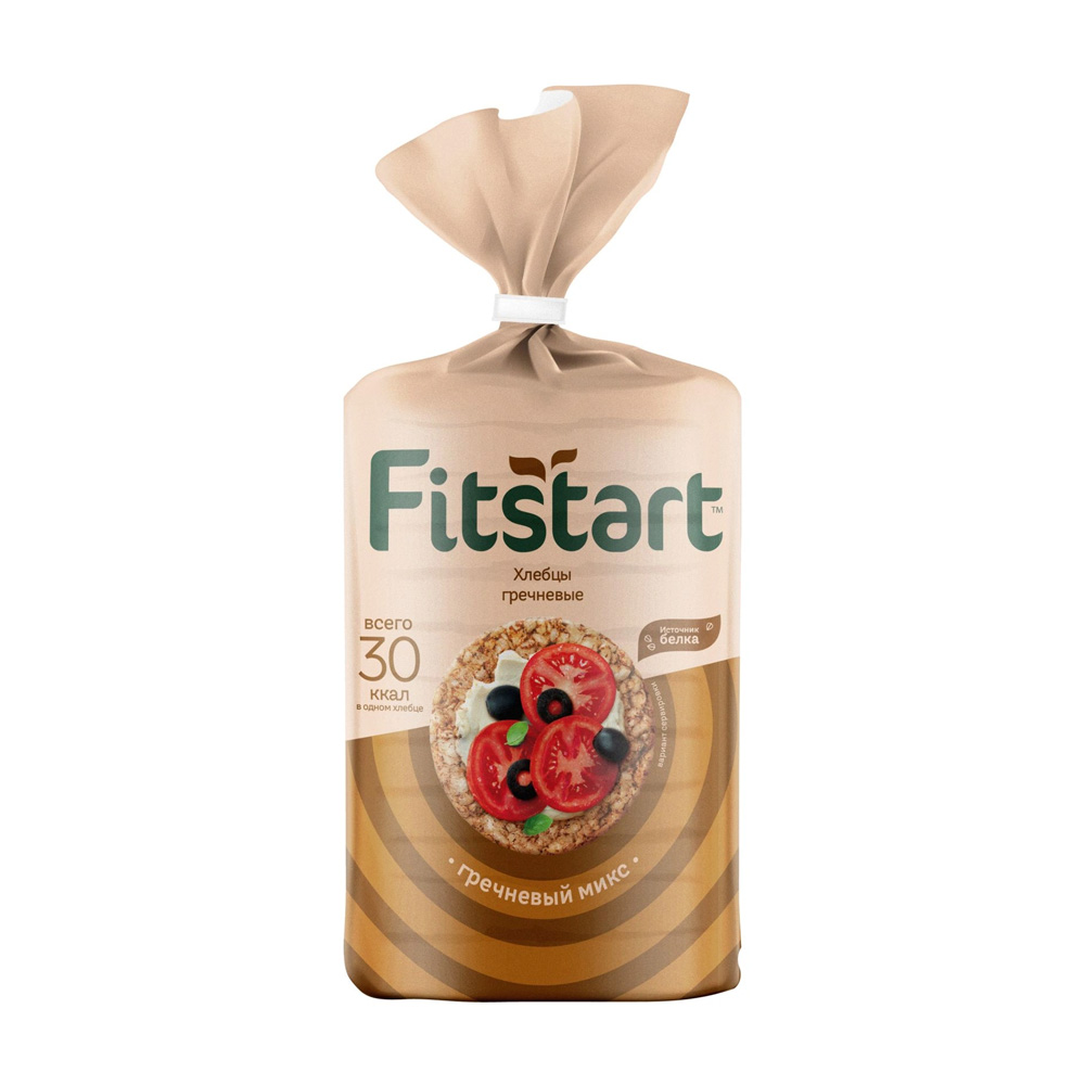 Изображение товара Хлебцы Fitstart Гречневые Гречневый Микс 90г