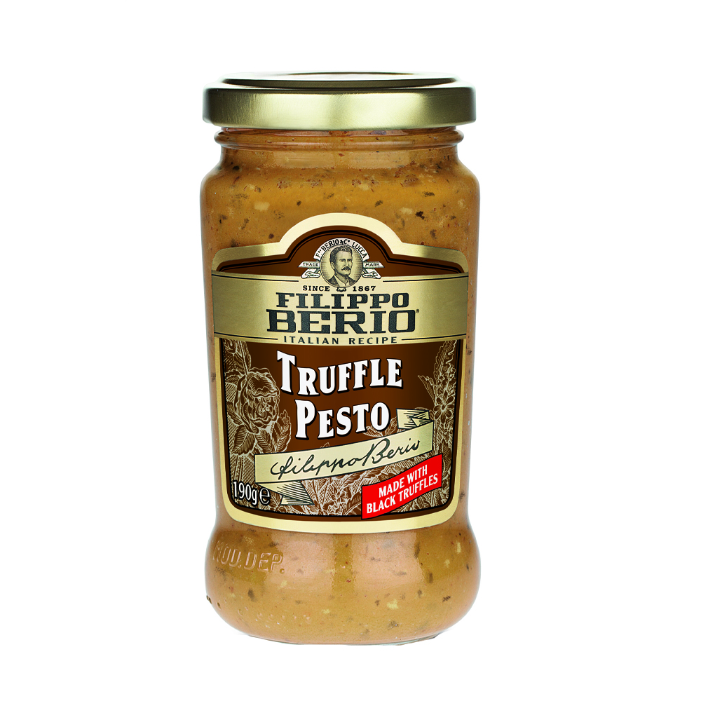 Изображение товара Песто с трюфелем Filippo Berio 190 г — изысканный аромат на основе базилика