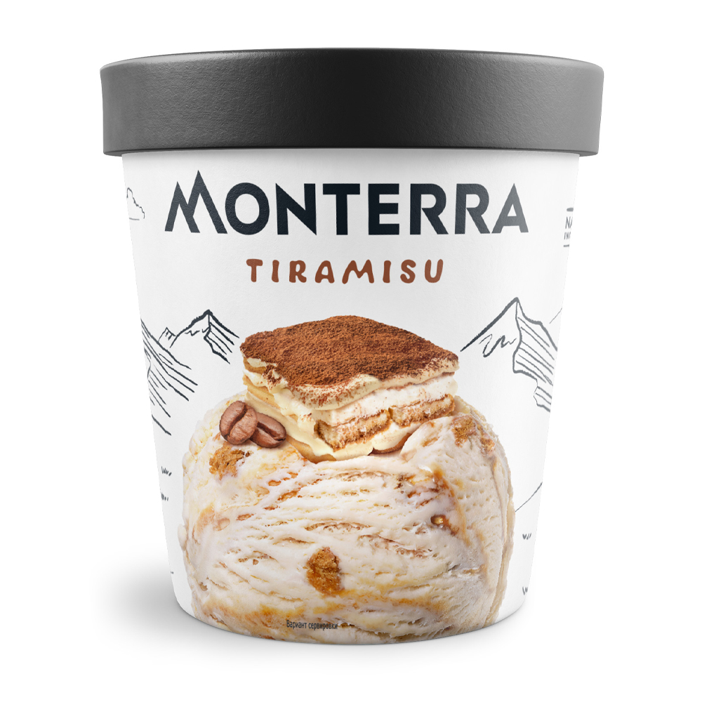 Изображение товара Мороженое Monterra Тирамису 277г