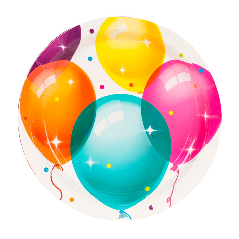 Изображение товара Набор Тарелок Веселая Затея Бумажные 17см 6шт