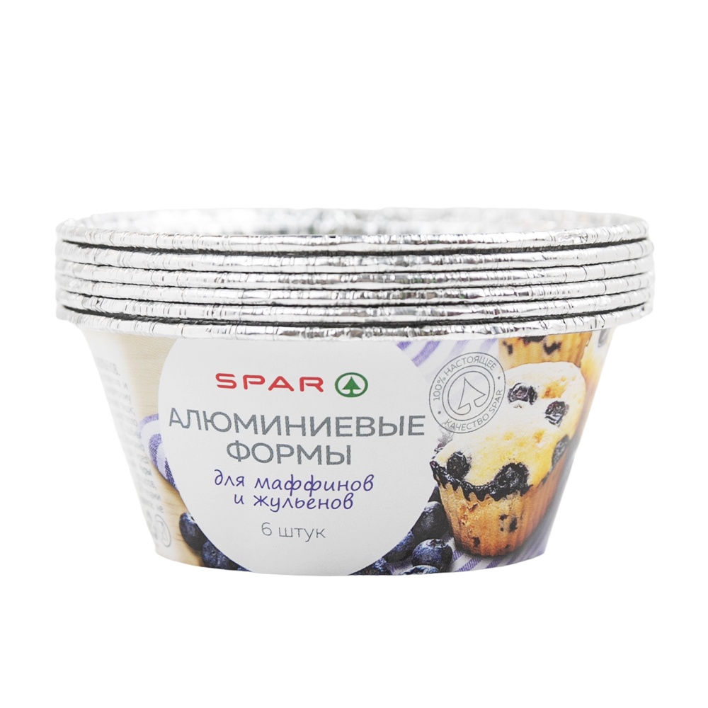 Изображение товара Формы SPAR Алюминиевые Круглые D 86мм 6шт
