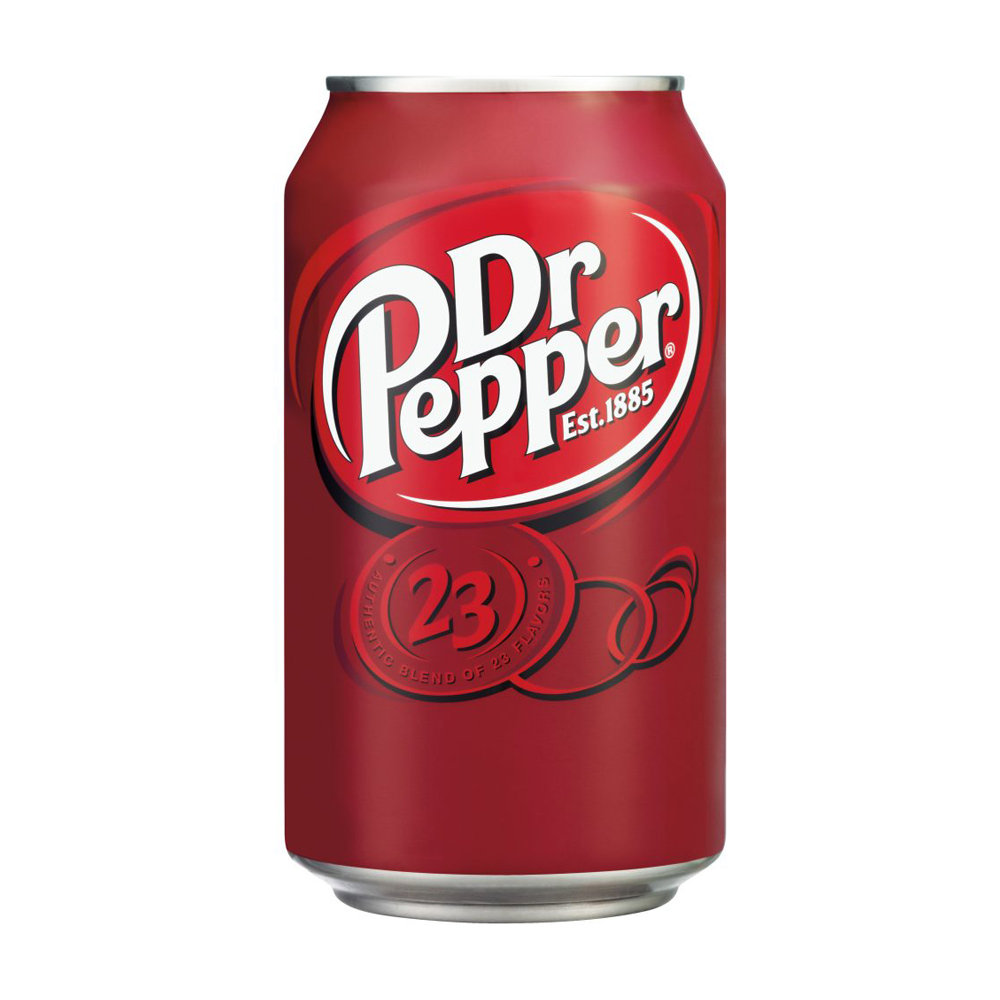 Изображение товара Dr Pepper 0.33 л — газированный напиток с вишнёвым вкусом