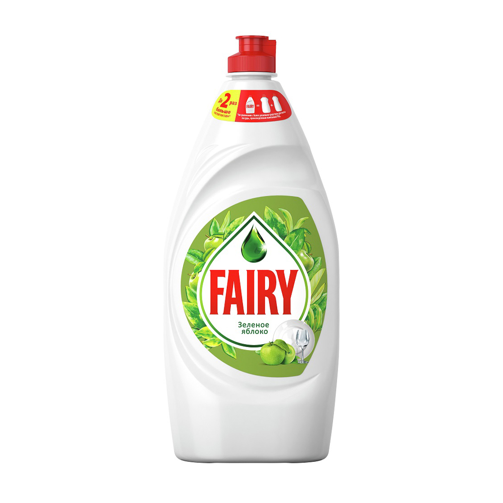 Купить средство для мытья посуды fairy зеленое яблоко 900мл с доставкой ...