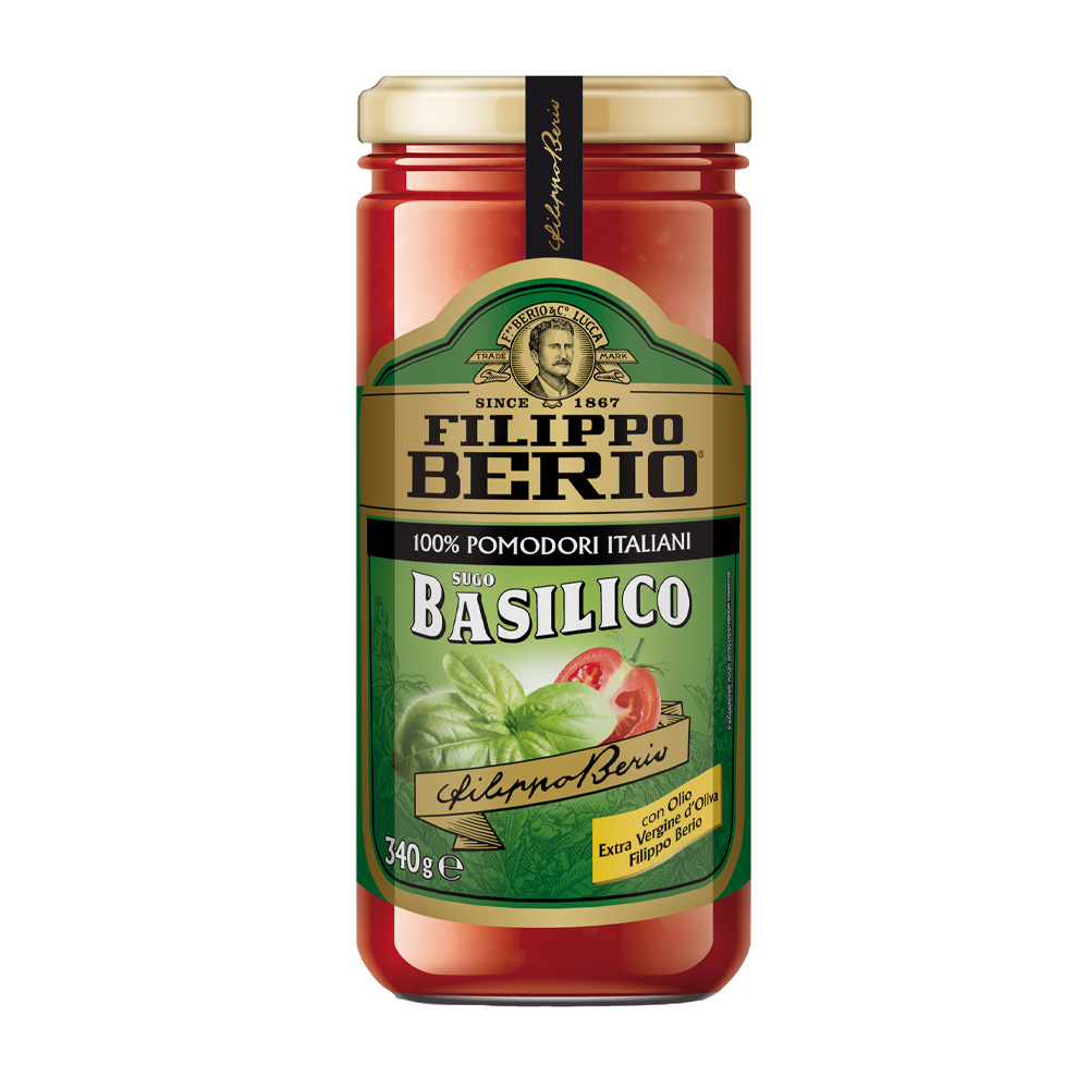 Купить соус filippo berio томатный с базиликом 340г с доставкой на дом в  магазине SPAR