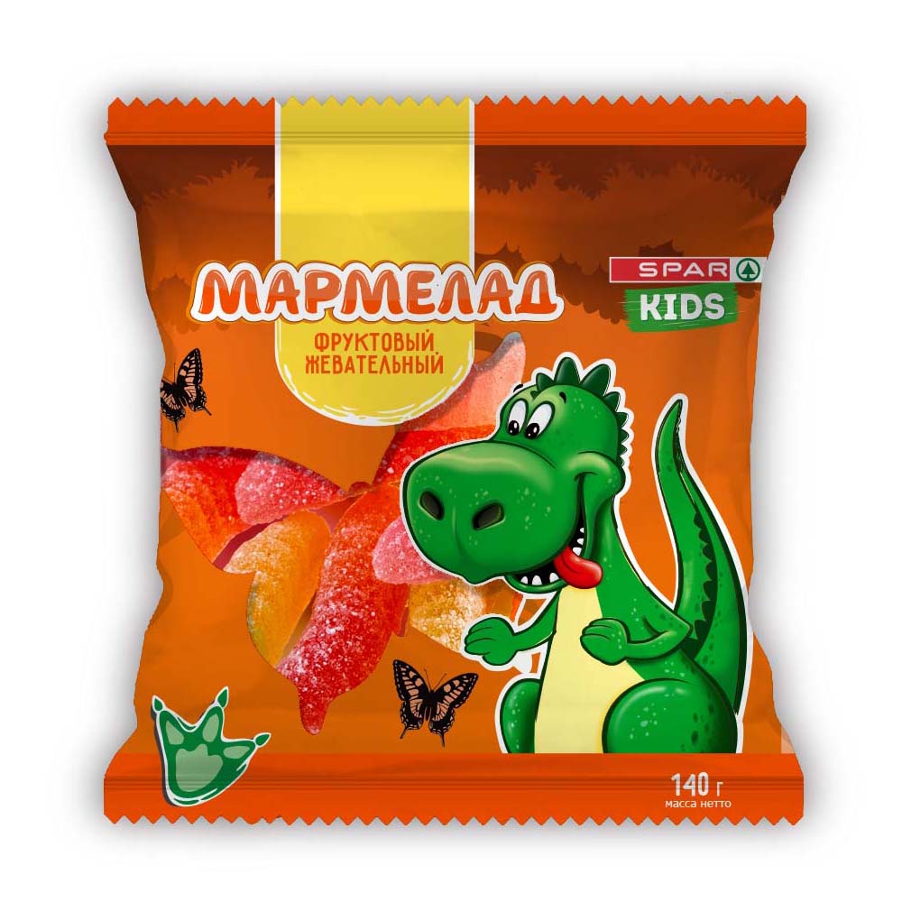 Изображение товара Штучный мармелад SPAR KIDS Червячки-Кислячки