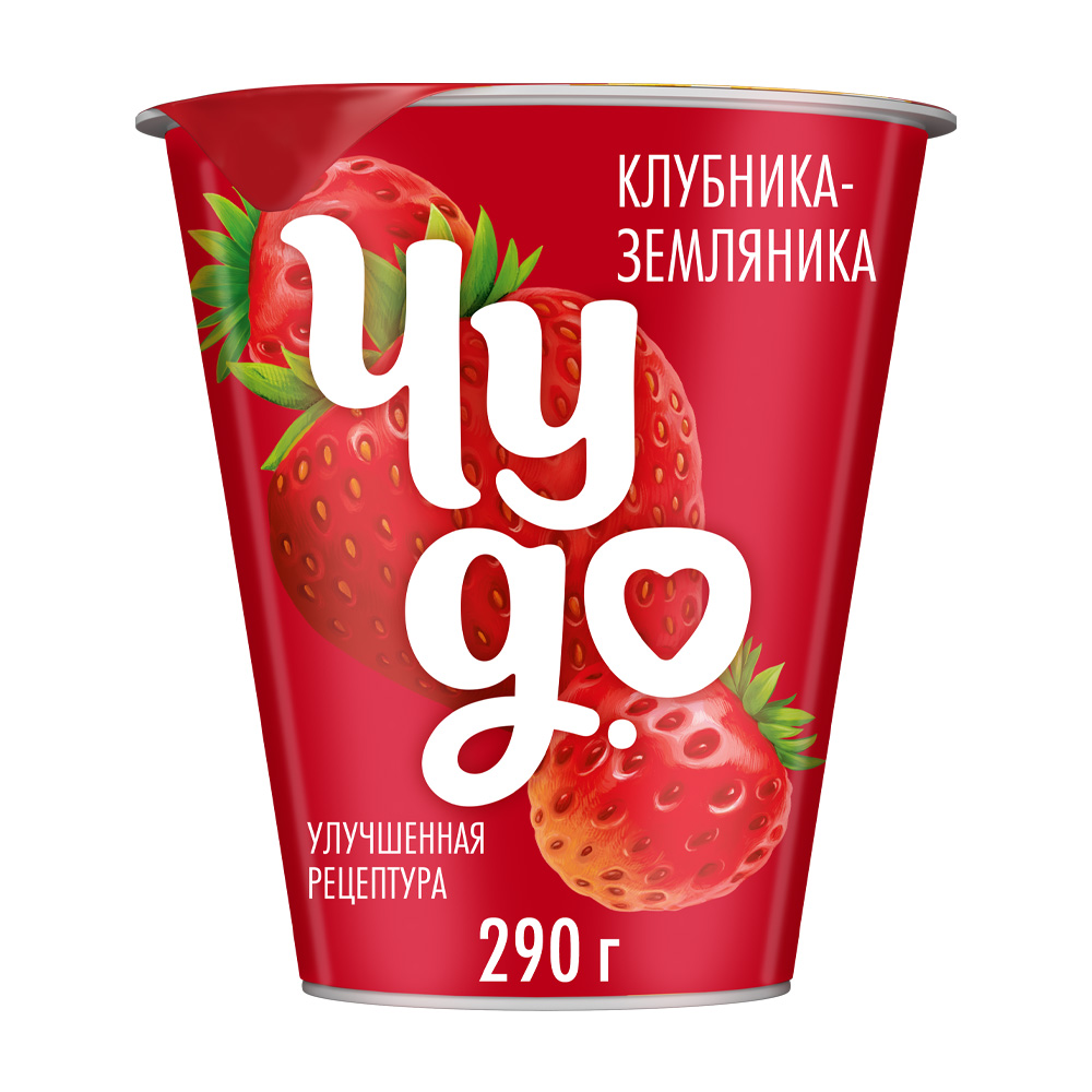 Купить йогурт чудо вязкий клубника земляника 2,0% 290г с доставкой на ...