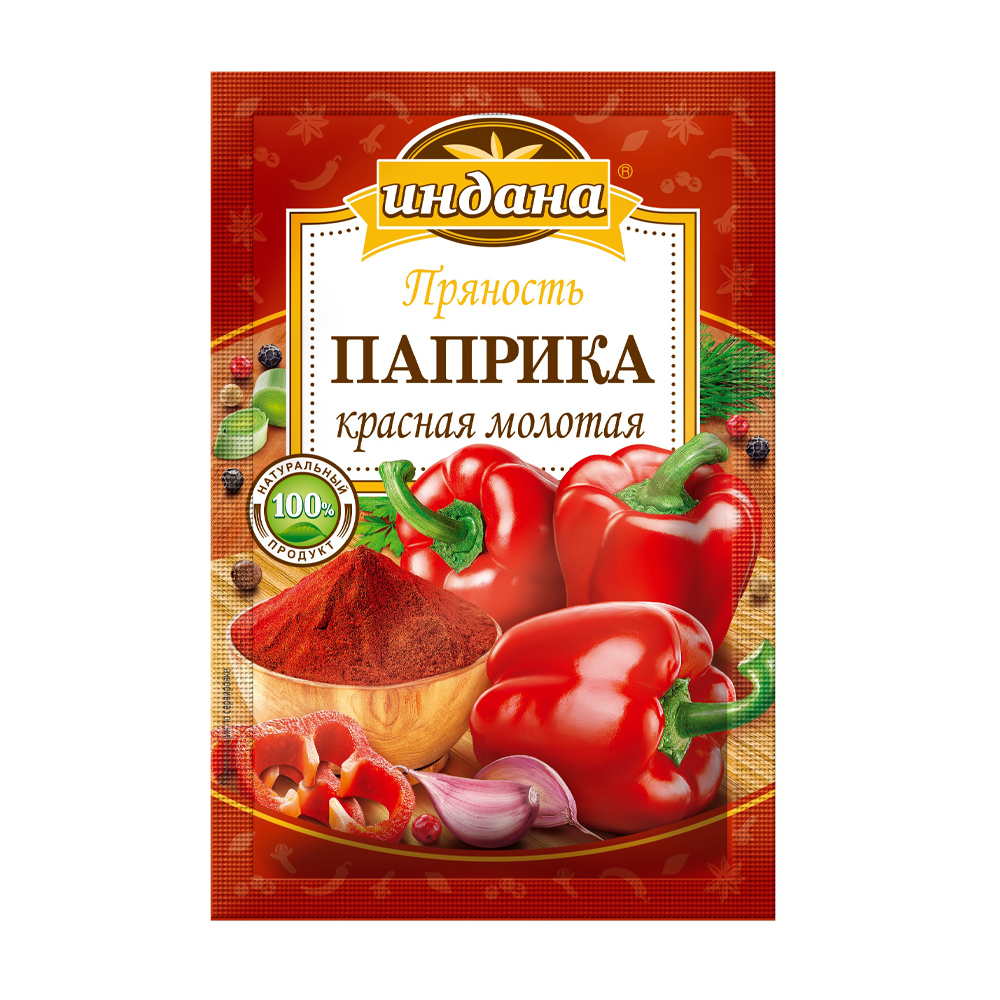 Купить паприка индана красная молотая 15г с доставкой на дом в магазине ...