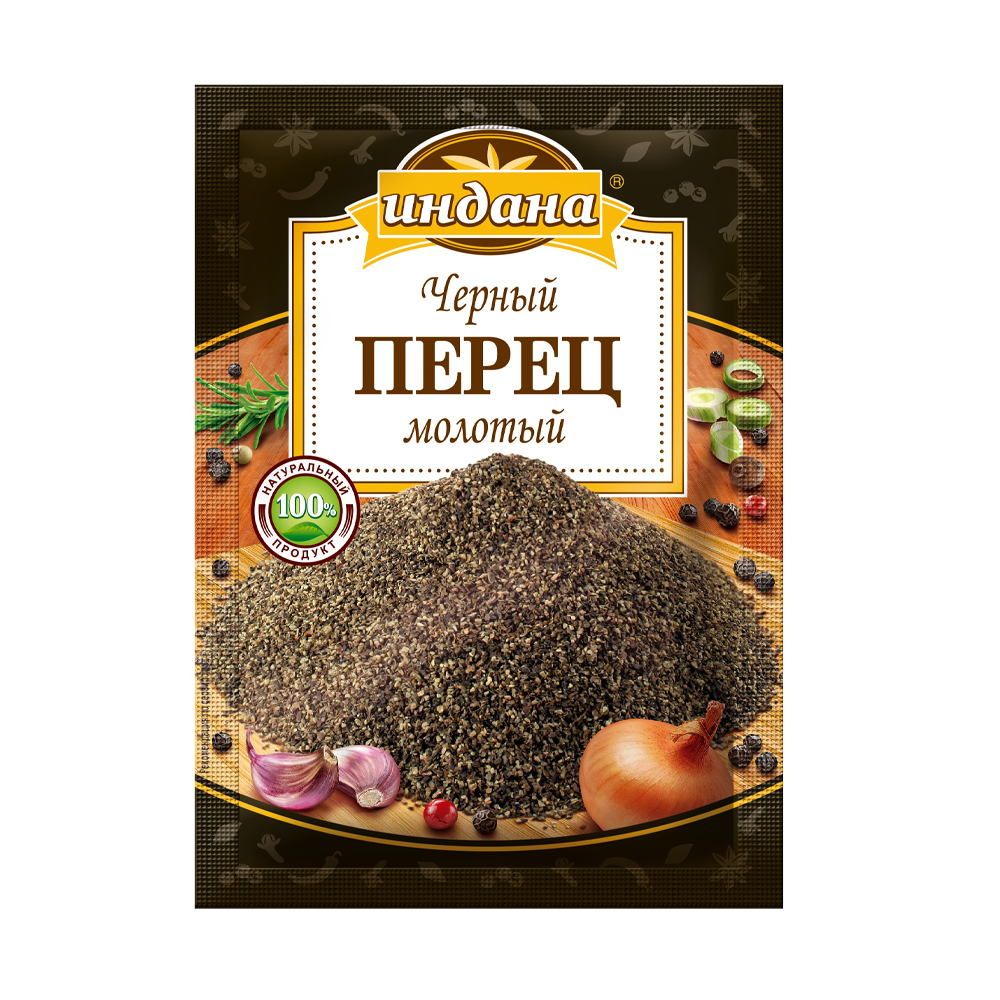 Купить перец индана черный молотый 50г с доставкой на дом в магазине SPAR