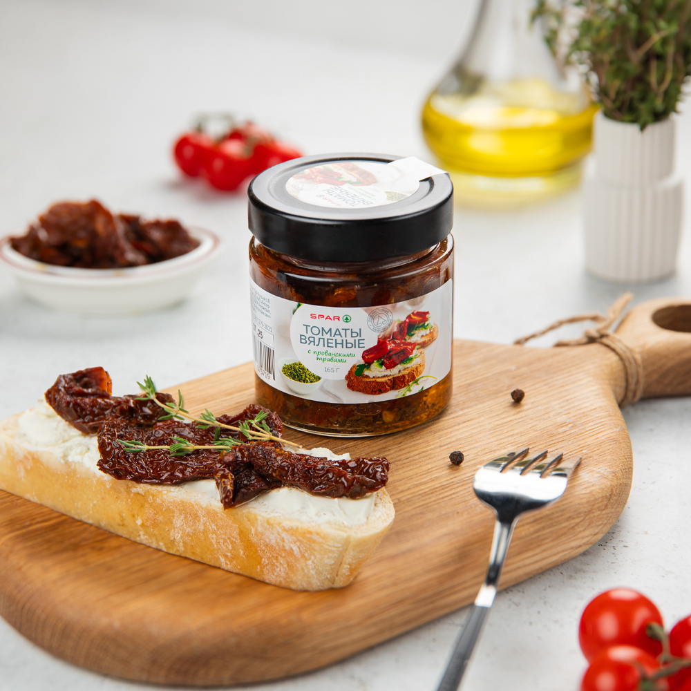 Изображение товара Томаты SPAR Вяленые с Прованскими Травами 165г