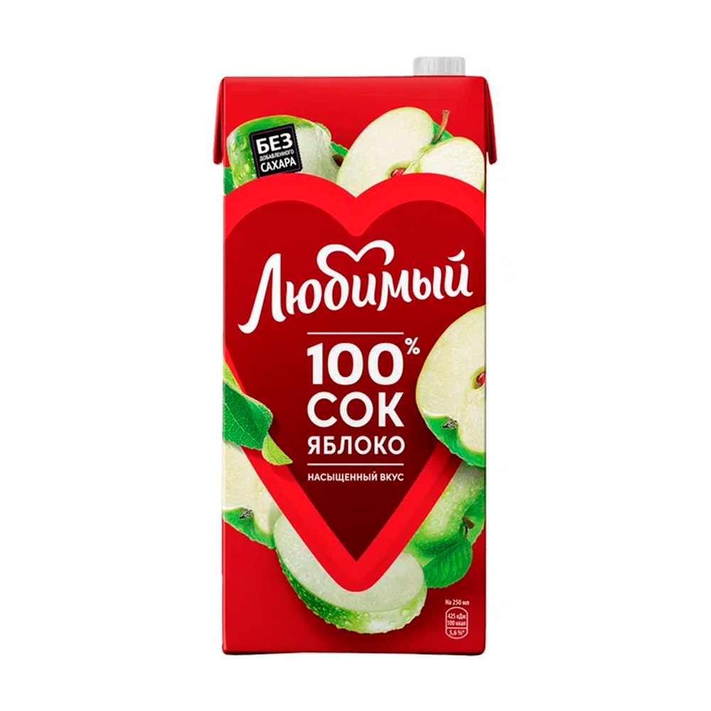 Купить напиток любимый яблоко осветленный 1,93л с доставкой на дом в ...