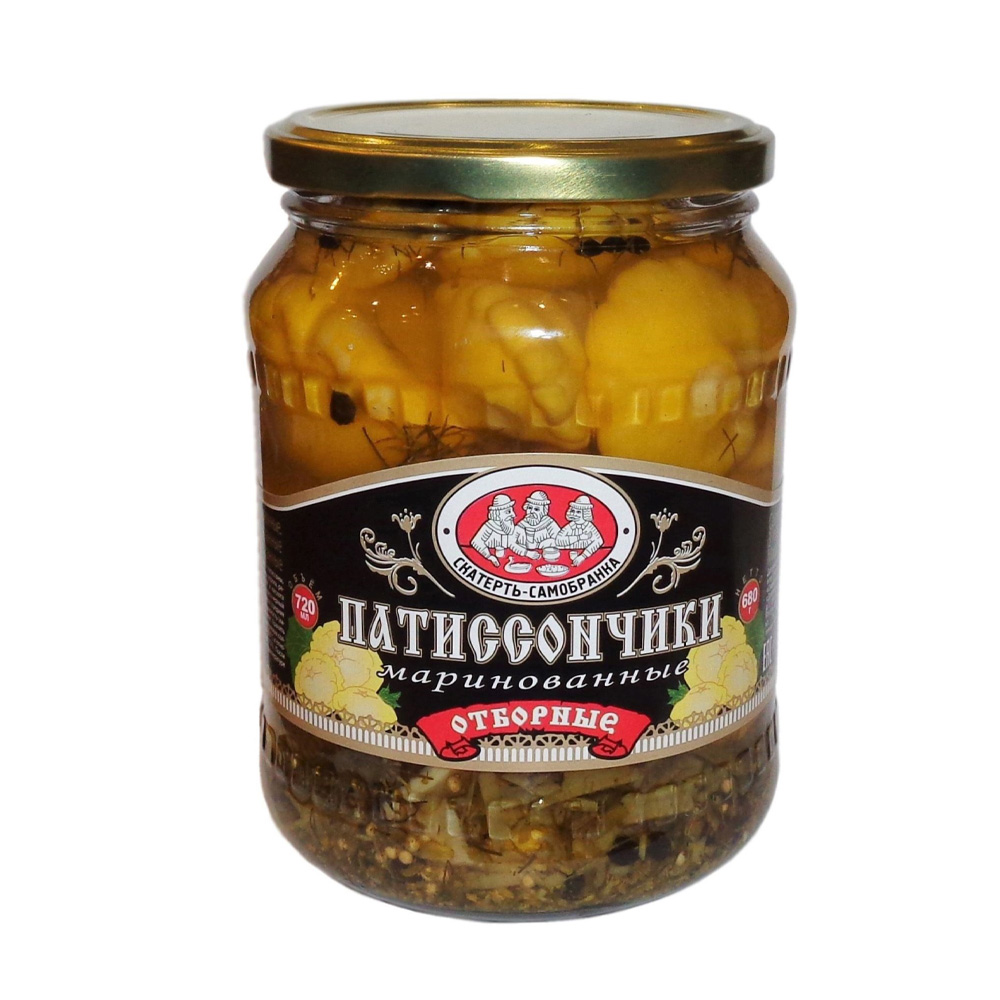 Изображение товара Патиссончики Скатерть Самобранка Маринованные 720мл