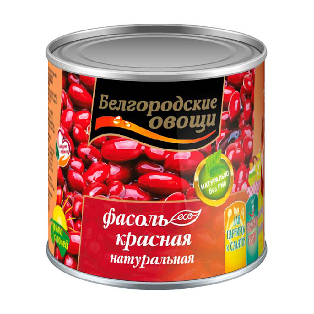 Изображение товара Фасоль Красная Белгородские Овощи Натуральная 0.3 кг
