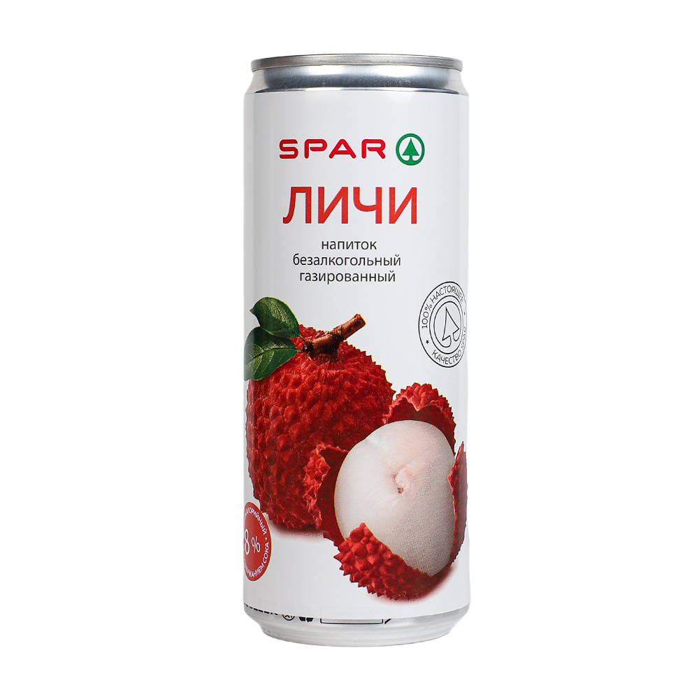 Купить напиток безалкогольный spar личи газированный 0,33л с доставкой на  дом в магазине SPAR