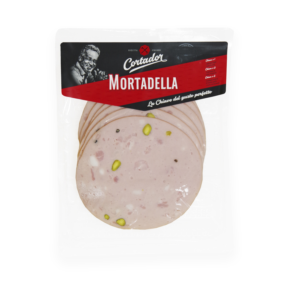 Изображение товара Колбаса Вареная Cortador Mortadella Нарезка 170г
