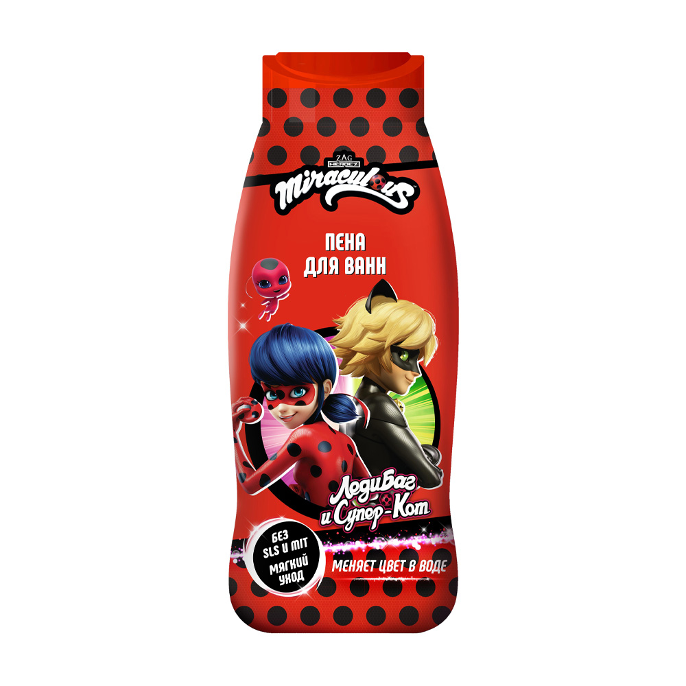 Изображение товара Пена для Ванн Детская Леди Баг и Супер Кот 400мл