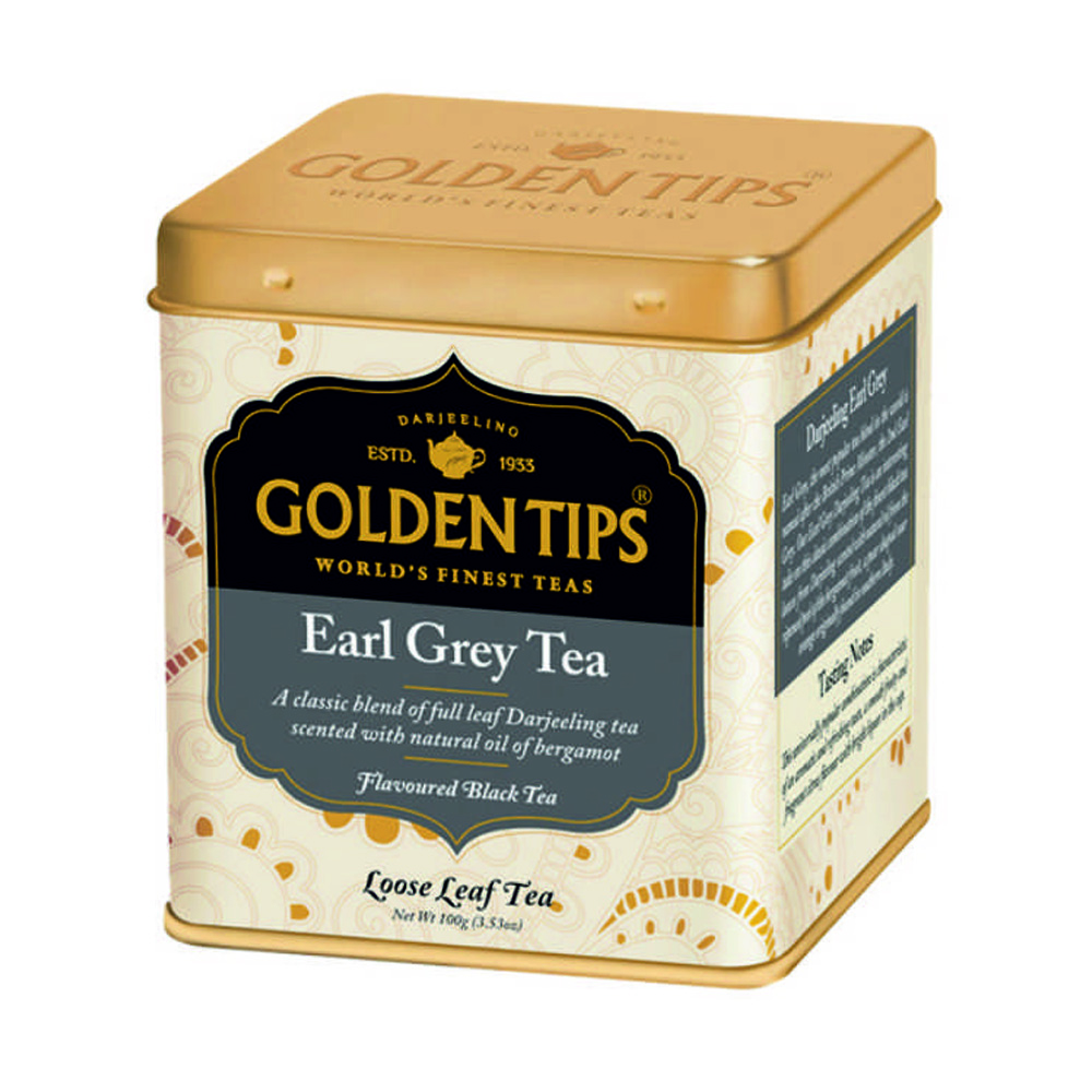 Изображение товара Чай Черный Golden Tips Earl Grey 100г ж/б