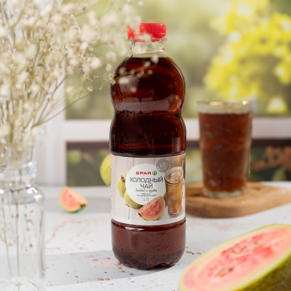 Изображение товара Чёрный SPAR Черный Баобаб и Гуава 1 л