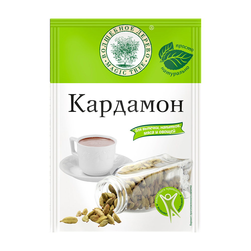 Купить кардамон волшебное дерево молотый 10г с доставкой на дом в ...