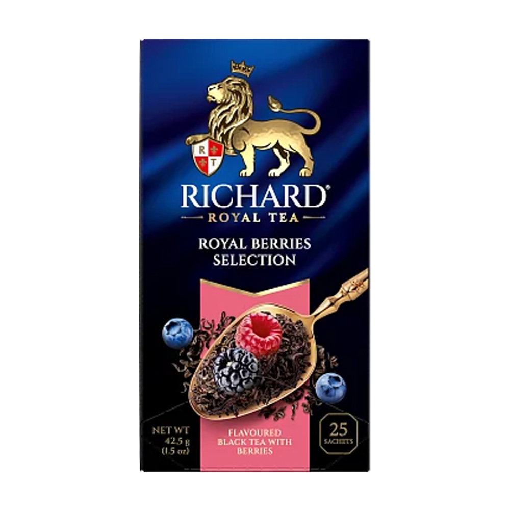 Изображение товара Чай Черный Richard Royal Berries Selection 25 Пакетиков
