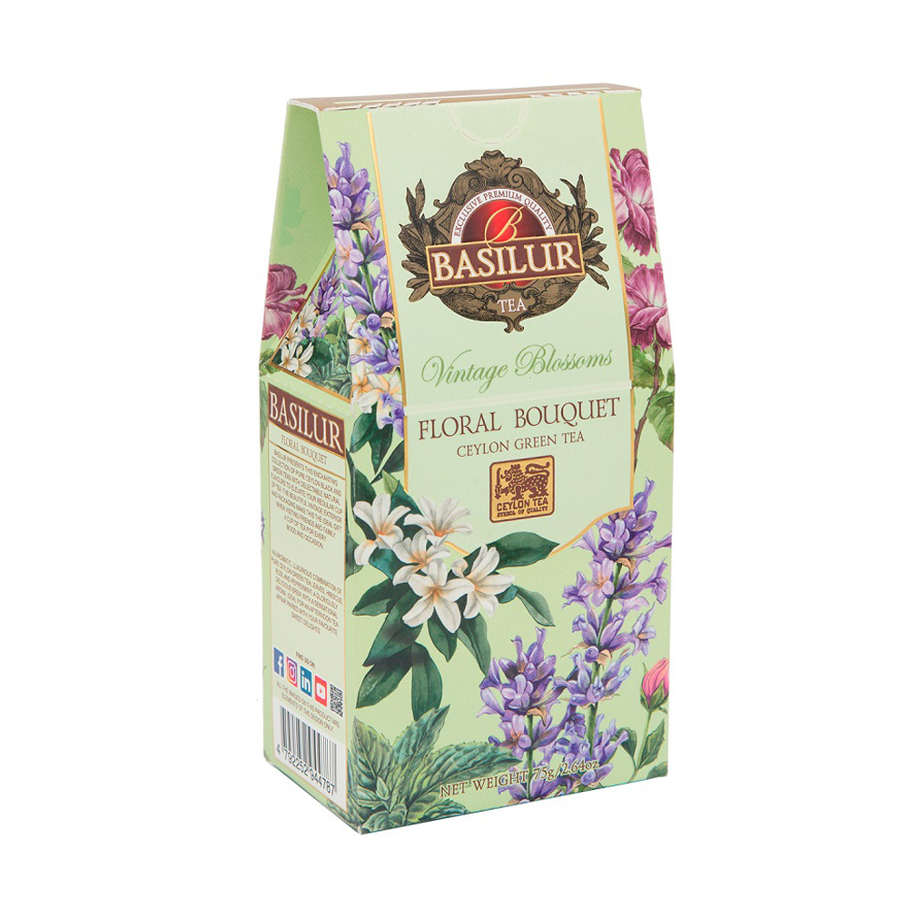 Изображение товара Чай Зеленый Basilur Винтажные Цветы 75г